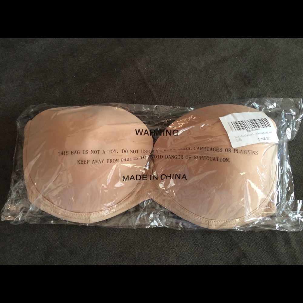 Strapless Clear Back Bra